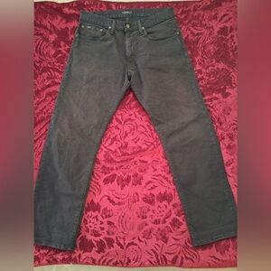Polo Ralph Lauren Jeans Men 32x30 Black Varick Slim Straight 5 Pocket Stretch